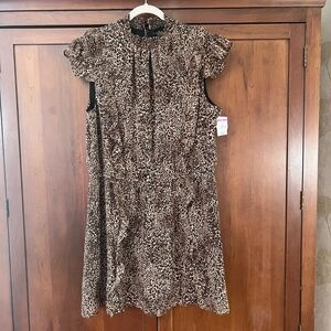 1.STATE Animal Print Dress nwt
